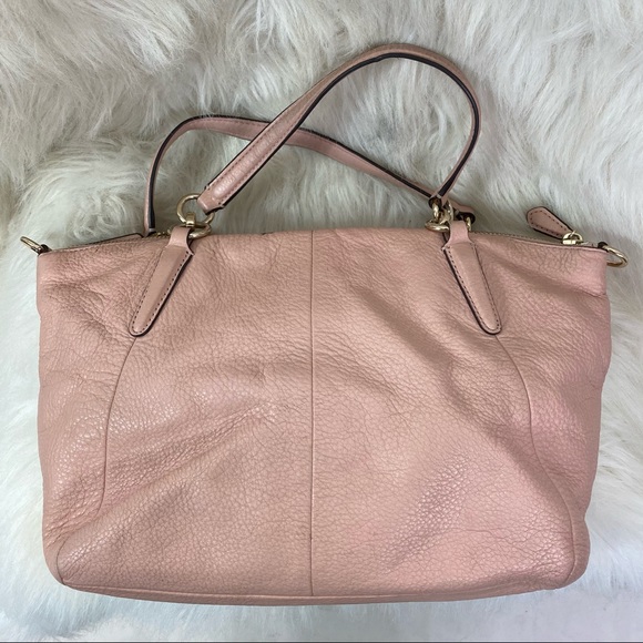 Coach Pebble Pink Purse - Picture 10 of 16